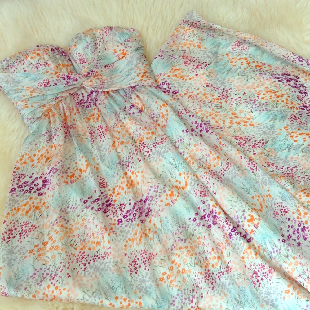 Jessica Simpson Strapless Maxi Dress